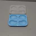 4 Holes 3D Mango Shape Cake Mold Fruit Pudding Ice Tray Mold Jelly Pastry Ice Cream Mould Mousse Cake Baking Molds