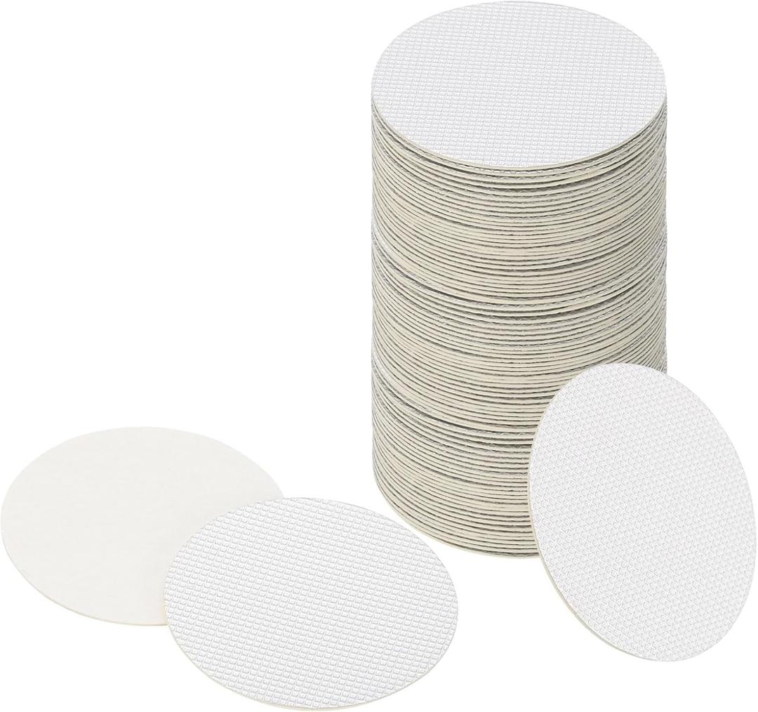 PATIKIL 44mm/1.73" Aluminum Foil Cap Liner, 300 Pack Resistant Tamper Induction Heat Sealer Sealing Liners for Glass Bottle Jar Lid