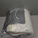 Wemore Weighted Blanket for Adults Twin Size 15 lbs, Dual Sided Soft Fuzzy Jacquard Sherpa Weighted Blankets for Sleeping, Cozy Fluffy Knitted Heavy Blanket for Couch Bed, Cream White, 60 x 80 inches