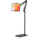 Tablet Floor Stand with 4.5LB Heavy Metal Base,Overhead Bed Phone Stand Angle Height Adjustable Holder, Universal Phone Mount for iPad iPhone Pro Air Mini, Samsung Tab, Kindle, E-Readers...