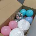 Giant Friendship Bracelet Garland Kit DIY Banner with Letter Ball Jumbo Customizable Friendship Bracelet for Valentines Day Wedding Kpop New Year Party Decorations(Macaron)