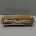 Bronze Curtain Rods for Bedroom with Brackets,5/8 Inch Diameter Small Window Curtain Rod Adjustable 32 to 60 Inches,Easy Install Drapery Rods