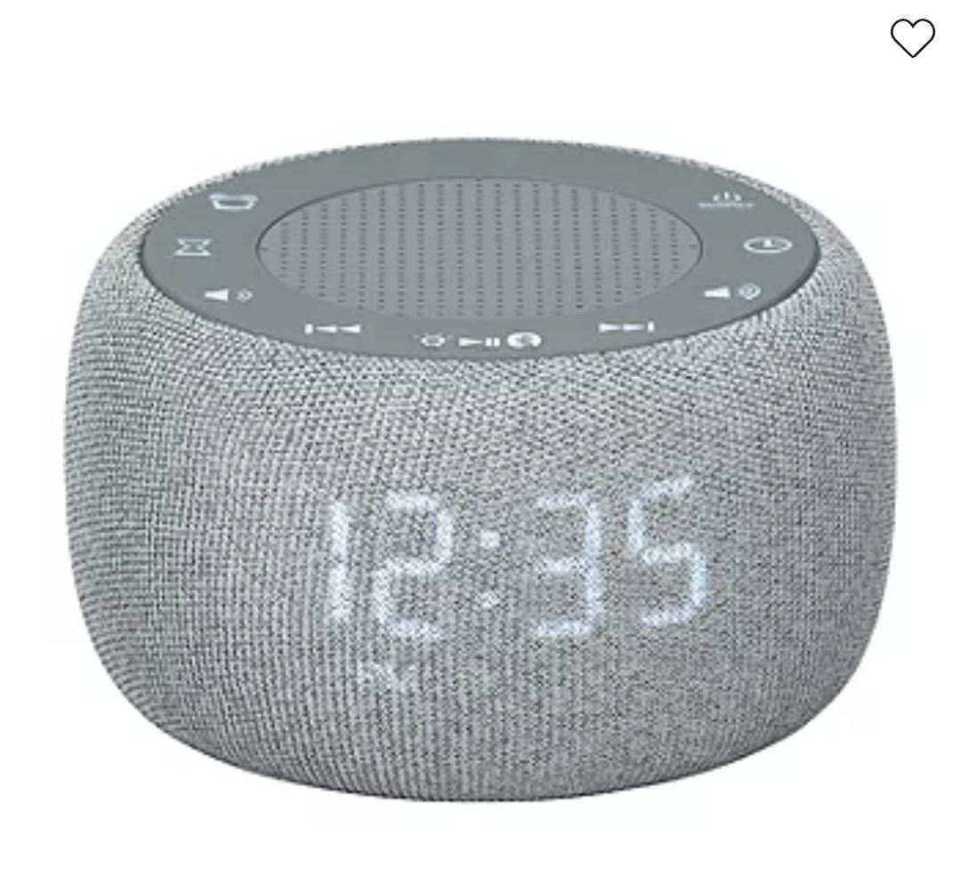 iLive Gentle Wake Alarm Clock White Noise Machine, ICNL254LG
