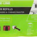 SHUR-LINE Paint Edger Pro 2008145 with Four Edger Pad Refills 2001044 for Corners, Clean Lines, Ceilings, Doors & Low Profile Moldings