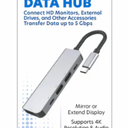 Zgear 5 Port USC C to 2 C & 2A With 1 HDMI