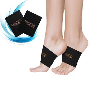 Copper Fit Health Unisex Arch Relief Compression Bands, Black
