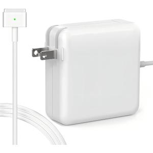 45W MacBook Pro Charger, Replacement AC 45W 2 T-Tip Connector Power Adapter, Laptop Charger Compatible with MacBook Pro 17/15/13 Inch and MacBook Air 15/13 Inch (2012-2017)