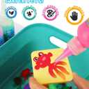 Magic Water Elf Toy Crafts Kits with Tablecloth for Kids - Squishy Maker Aqua Fairy Water Gel Kit with 14 Magic Gels+12 Molds DIY Water Pets Christmas Craft Gifts for Kids Boys Girls Ages 5-12