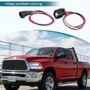 2 Pin ABS Wheel Speed Sensor Connector Fit for Ram 2500 2011-2024, Replace 68457707AB