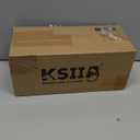 KSIIA Orthopedic Crate Bed: Deluxe Plush Washable Dog Bed for Small Dogs with Egg Crate Foam & Removable Cover, 23 x 17 Inch, Dark Gray