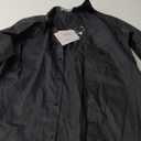 Boys Oxford Button Down Dress Shirt Long Sleeve Casual Collared Uniform
 (XXL, Black)