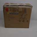 Foldable Rollator Walker for Seniors with Seat, Lightweight 2 in 1 Rolling Walkers Wheelchair Combo for Adult, Transport Chair with Brakes, Adjustable Seat and Handle, 300 Lb. Weight Capacity, Grey