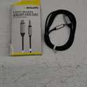 Acoustix 6 Ft Braided Auxillary Audio Cable & Rugged Audio Adapter 