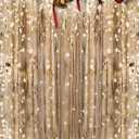 Funnytree 5x7ft Christmas Wooden Wall Photography Backdrop Glitter Bokeh Snow Winter Merry Xmas Party Background Rustic Wood Baby Shower Kids Birthday Portrait Banner Decor Photo Booth Studio