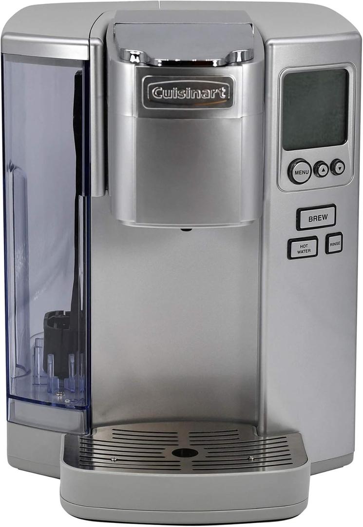 Cuisinart Coffee Maker, Single Serve 72-Ounce Reservoir Coffee Machine, Programmable Brewing & Hot Water Dispenser, Stainless Steel SS-10CGR, Light Grey Cuisinart Coffee Maker, Single Serve 72-Ounce Reservoir Coffee Machine, Programmable Brewing & Hot Water Dispenser, Stainless Steel SS-10CGR, Light Grey