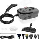 Steam Cleaner for Car, 2500W High Pressure Steamer for Cleaning with 11 Attachments, Portable Steam Cleaner For Car Detailing, Home, Upholstery, Kitchen, Bathroom, Furniture, Tile Grout (Gray)