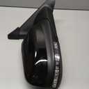 Side Mirror Right replacement for Ford Explorer 2011-2019 Power Adjustable Mirror Glass w/Heated Function,Turn Signal and Puddle Light 9 Pins Connector w/Black Cover passenger Side