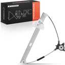 A-Premium Front Left Driver Side Power Window Regulator Without Motor Replacement for Mazda 3 2004-2009 Sedan/Hatchback, 3 Sport 2009 Hatchback