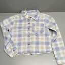 WallFlower Women's Taylor Polar Cozy Fleece Boyfriend Trendy Spring, Summer, and Fall Light Shacket Jackets Small