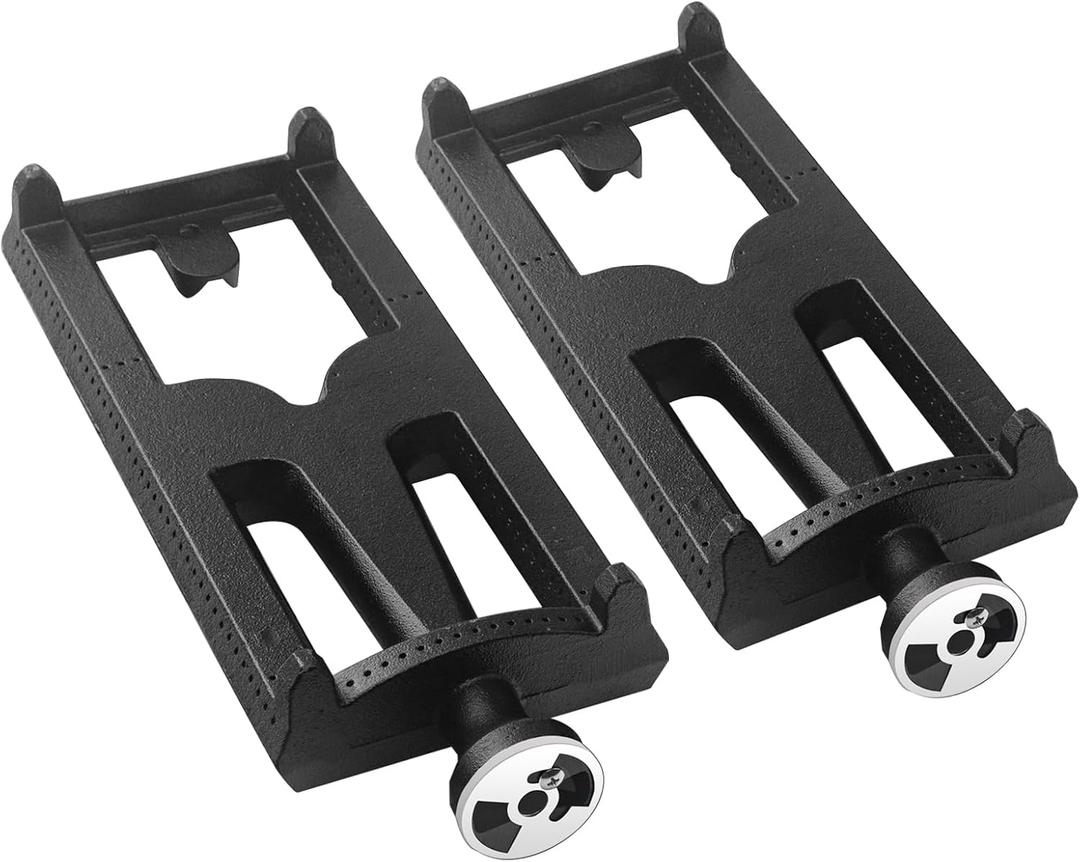 Cast Iron Burner Replacement for DCS 27, 27 Series, 27ABQ, 27ABQR, 27BQ, 27BRQ, Lynx CS30, L27, L30, L30PSP, L36, L42, L54, L5430 Gas Grill Models, 2 Pack Grill Burner, 16" x 6 1/4"
