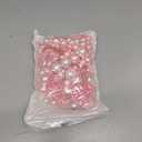 102 Pieces Christmas Vases Filler Decorations for Faux Pink Snowflakes Beads Party Garland for Vases Filler Wedding Centerpiece Christmas Party Decor