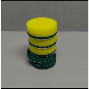 Sponge Brush Heads (6 Units) for Electric Spin Scrubber | Designed for Cleaning Smooth Surfaces