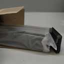 AOSKY Cordless Zebra Blinds for Windows Pull Down Roller Window Shades Dual Layer Light Filtering Privacy for Day and Night, Free-Stop Door Shades for Home Easy to Install (25" W X 72" H, Black)