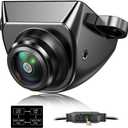 AHD1080P Backup Camera with Video Format Switch Button, GreenYi Reverse Rear/Front/Side View Cam, Adjustable Fisheye Lens, Waterproof Night Vision 170 Degree Wide View