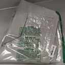 Woodoulogy Hanging Gift Wrapping Paper Storage, 48x24 (Extra Large) Grey Double-Sided Christmas Wrapper Bag Container, Oxford Long Craft Roll Organizer, Present Wrap Holder for Closet, Door