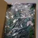 30Ft C9 Led Christmas Pathway Lights Outdoor, 20 Warm White Bulbs Waterproof Connectable Christmas Walkway Lights with Stakes for Yard Lawn Sidewalk Driveway Christmas Decorations