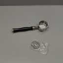 51mm Bottomless Portafilter 3 Ears Compatible with Delonghi Dedica EC680/EC685/EC885 and SMEG, EUPA Espresso Machines, Espresso Naked Bottomless Portafilter with Puck Screen and 18g Filter Basket (Black)