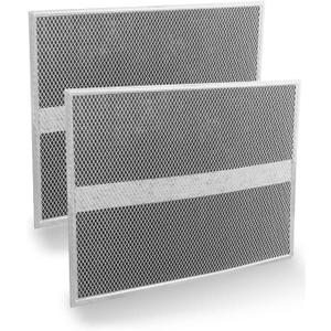 S97020466 HPF30 Range Hood Non-Ducted Filter Replacement Fit for Broan Series, Charcoal Filter Type XC, Traps Odors and Grease, 2PCS