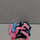 SATINIOR 2 Pieces Guinea Pig Clothes Baby Ferret Rats Hamster Soft Mesh Harness Leash Vest Set with Bell for Guinea Pigs, Hamster, Ferret, Rabbit, Chinchilla and Similar Small Animals(Pink, Blue, S)