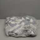 Boho Couch Cover, Chenille Couch Cover Soft Pet-Friendly Sofa Cover for Dog, Sofa Slipcover Multi-use Furniture Protector with Tassels,Washable Cover for 3 Cushion Sofa (71" x 118", Grey)