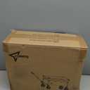 Collapsible Folding Wagon Cart, 350LBS Utility Large Capacity Cart Foldable Wagon with All Terrain Wheels, Grocery Wagons Carts for Garden Shopping Sports Camping, Black (100L)