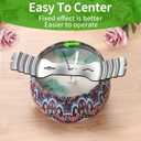 36pcs Metal Candle Wick Holders, 40pcs Candle Wick Stickers Upgraded Candle Wick Centering Devices, Silver Stainless Steel Candle Wick Holder for Candle Making