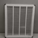 HVAC Premium 22 x 26 Duct Opening Steel Return Air Filter Grille, for 1-inch Filter, Removable Door, Flat Stamped HVAC Vent Cover Grille, Outer Dimensions 24.5 x 28.5