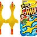 JA-RU Flyin' Chik'n Rubber Chicken Slingshot (1 Pack 2 Units) . Flying Sling Shot Chicken. Slinger Toy for Kids and Adults. Easter Party Favors Stocking Stuffer Pack Fun Toys for Gift Bags 426-1A