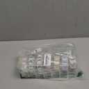 7000 Pcs Removable Day of The Week Labels and Acrylic Label Dispenser, Food Stickers Management Monday Through Sunday Colored Food Self Adhesive Day Dot Sticker