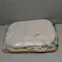 iEGrow 100L Laundry Basket with Lid, Large Laundry Hamper with Bamboo Handle, Collapsible Dirty Clothes Hamper Organizer - Beige