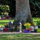 Cross Grave Markers Memorial Remembrance Plaque Stake Waterproof Acrylic Marker for Cemetery Religious Memorial Garden Stake Sympathy Dove Grave Decorations for Cemetery Outdoor Yard