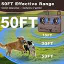 Anti Barking Device for Dogs,Bark Deterrent Device with 3 Frequency Modes & Flashlight, Dog Barking Deterrent Devices for Stopping Barking, Jumping & Bad Behavior, Indoor Outdoor Use(Brown)