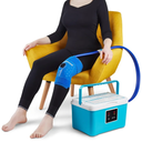 PhysioNatural Blue Ice Cold Therapy Machine – Cryotherapy for Pain Relief – Ice Machine for Knee After Surgery, Back, Shoulder, Hip, and Ankle – Cold Compression for Arthritis and Post-Surgery Relief