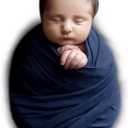 Newborn Photography Props Swaddle Newborn Wraps for Baby Boys Girls Infant Baby Photo Props Shoot Stretch Blanket (Navy Blue)