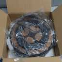 LAMU 2 Pack 9'' 10'' Lazy Susan Turntable Organizer for Table Top Cabinet, Wooden Lazy Susan for Kitchen, Pantry, Countertop, Bathroom Vanity, Spice Organization, Wood Decor