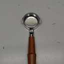 58mm Naked Portafilter Compatible with Breville Dual Boiler, Oracle, Oracle Jet Espresso Machines, Rosewood Handle 2 Ears 18-21g Double Shot Filter Basket Included