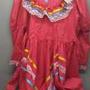 Mexican Traditional Jalisco Dress Vestido Tipico Mexicano Women Size Women L Pink
Size -2XL