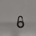 Belkin Apple AirTag Secure Holder with Carabiner - Durable Scratch Resistant Case With Open Face & Raised Edges - Protective AirTag Keychain Accessory For Keys, Pets, Luggage & More - Black