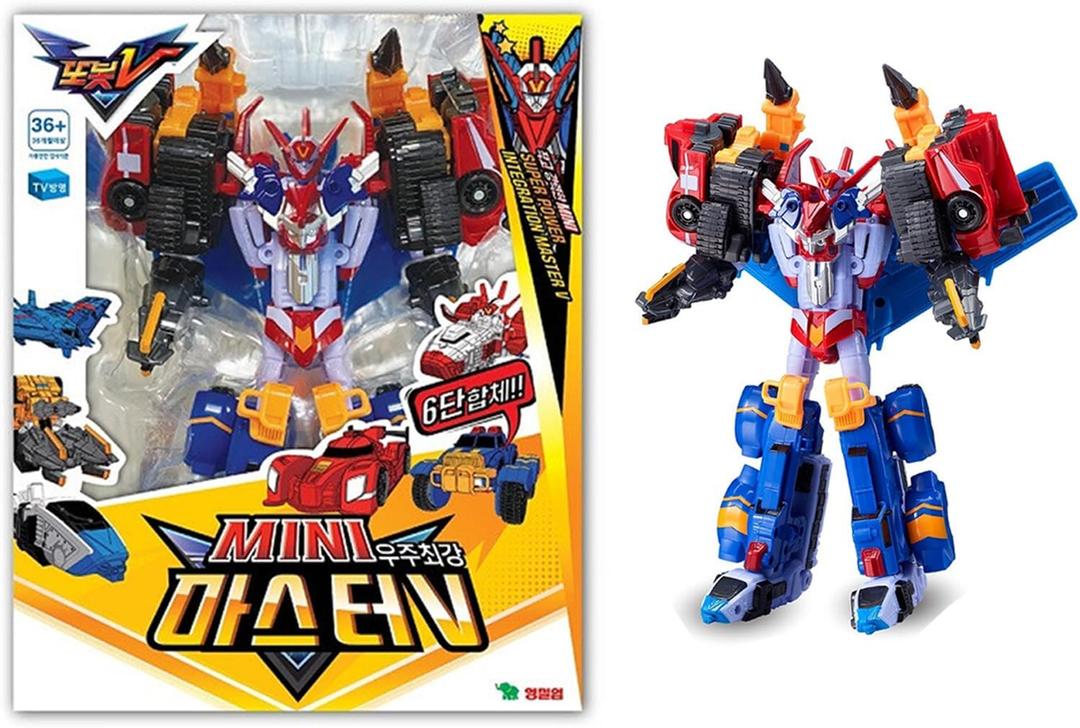 Mini MasterV/Popular Toy / 6 Mini Vehicles can be Separated and Transforming MasterV Robot, MasterV Robot