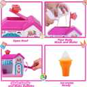 AugToy Bath Toys for Toddlers 3-5 Years, Ice Cream Foam Maker Bath Toys for Kids Ages 4-8, Bubble Pretend Cake Play Set Bathtub Water Toys Age 3 4 5 Year Old Girls Boys Holiday Birthday Gifts Idea